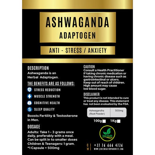 Ashwagandha 100g Powder