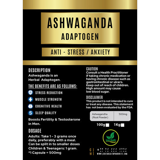 Ashwagandha 500g Powder